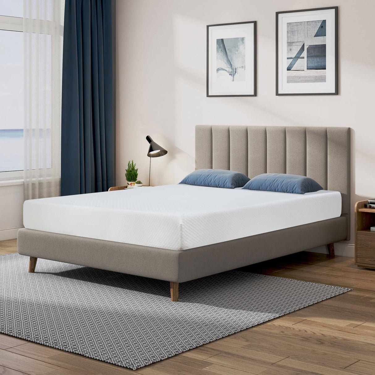 Full Size Mattress, Medium Firm Full Mattress 5/6/8/10/12/14 In Mattress for Pressure Relief & Cooler Sleep, Certipur-Us Certified Full Size Mattress in a Box Memory Foam Mattress (Full, 8 In) Haiput Wam