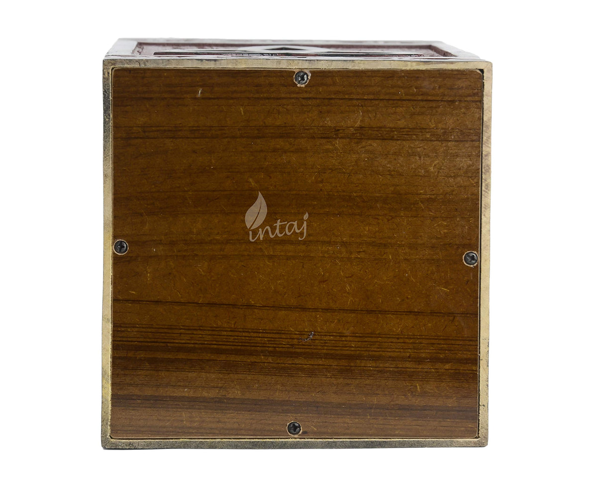 INTAJ Beautifully Handmade Pet Urns for Dogs Ashes - Wooden Box Urn for Ashes, Funeral Cremation Urns for Pets Ashes, Celtic Knot Pet Urns for Cats INTAJ