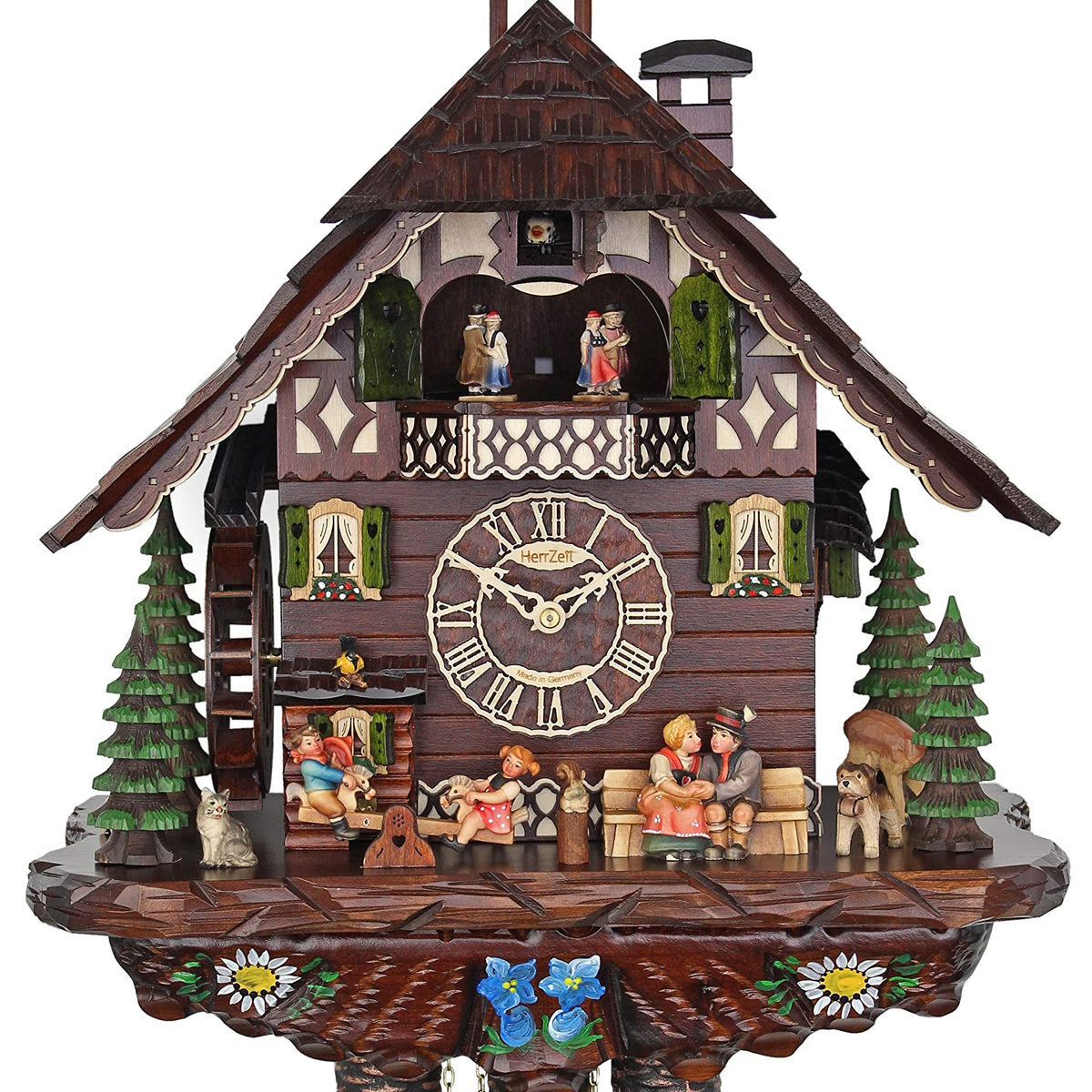 HerrZeit by Adolf Herr Cuckoo Clock - Happy Family – WoodArtSupply