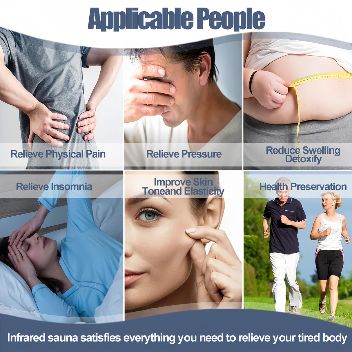 Far Infrared Sauna 1 Person Infrared Sauna Room Canadian Hemlock Wooden Sauna for Home, 1300W Low-EMF Indoor Saunas with Control Panel, Bluetooth Speakers, LED Reading Lamp, Tempered Glass Door SALUSHEAT