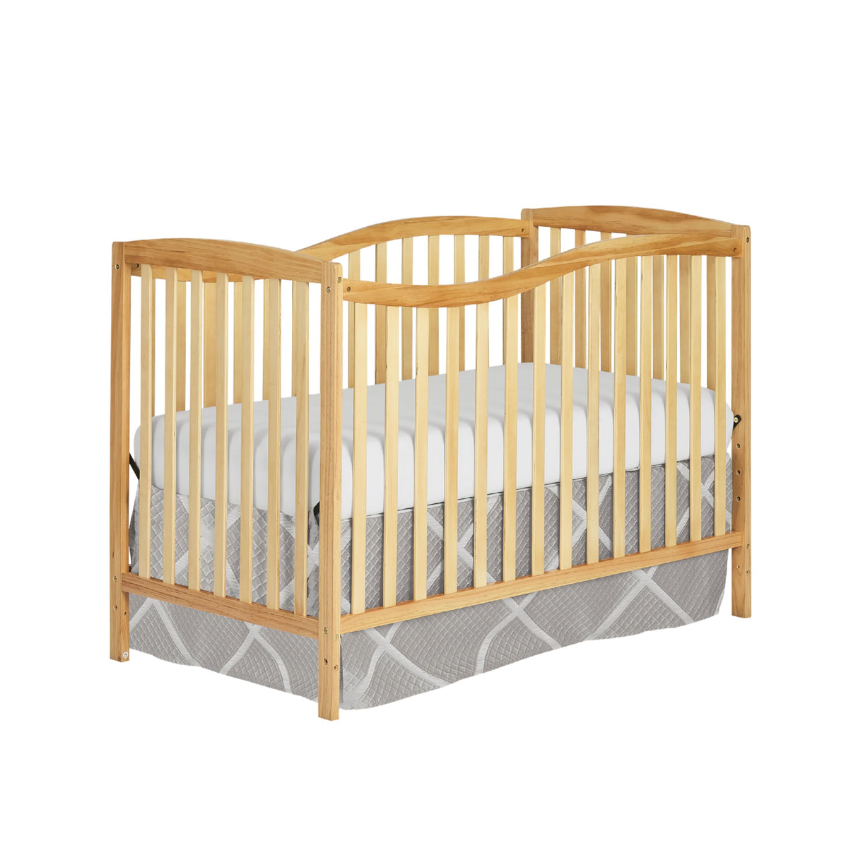 Dream On Me Chelsea 5-In-1 Convertible Crib In Natural, JPMA Certified Dream On Me