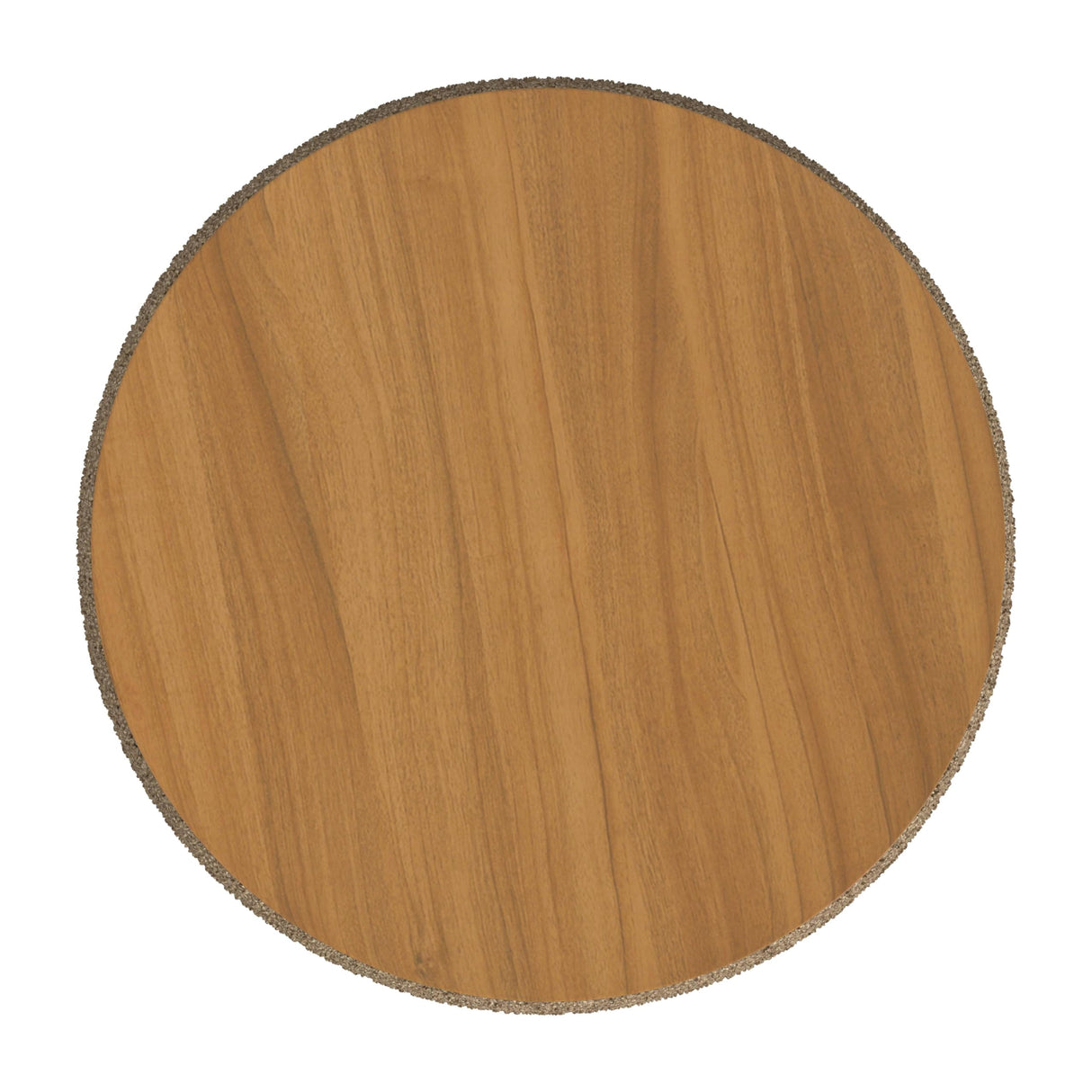 HomePop Channel Storage Ottoman with Wood Top - Brown Boucle HomePop