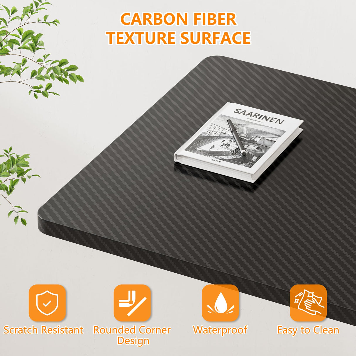 HOMIDEC Standing Desk, 32 Inch Portable Small Desk Adjustable Height, Rolling Home Office Desks with Wheels, Sit Stand Desk for Bedroom Walking Pad Home Office Small Space, Black HOMIDEC