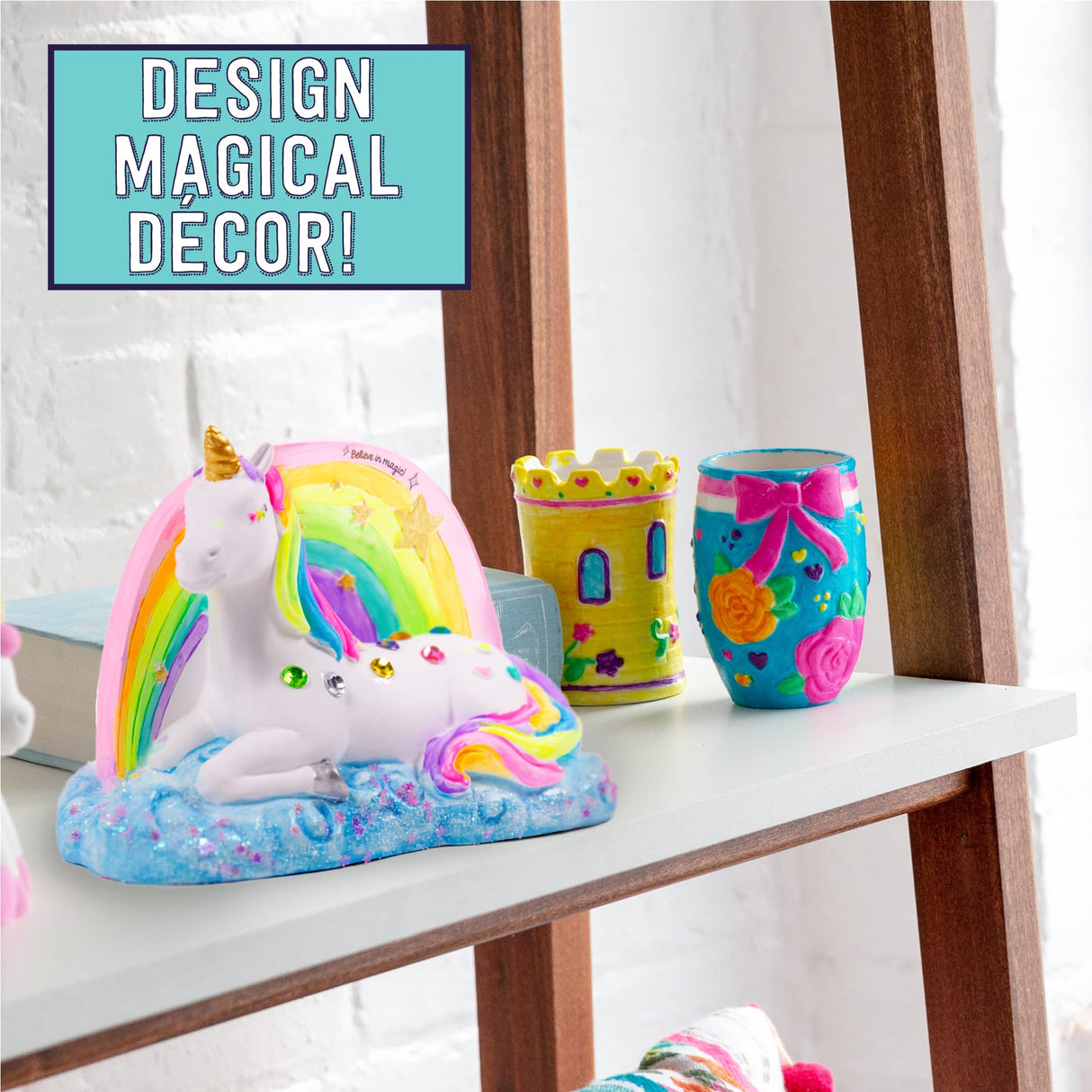 It’s So Me! Paint Your Own Unicorns – DIY Ceramic Unicorn Kit – Arts and Crafts Kits- Great Birthday Party Activities for Kids Ages 6, 7, 8, 9 It's So Me