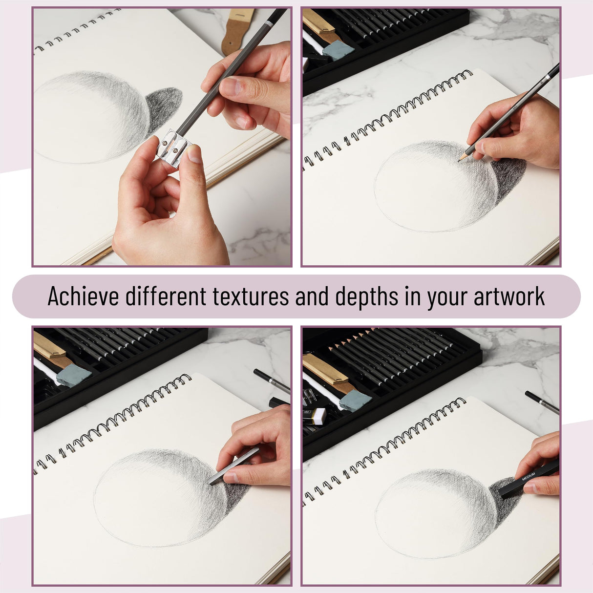 Mr. Pen- Sketching Pencils Set, 25 pcs, Art Set, Graphite Pencils for Sketching Mr. Pen