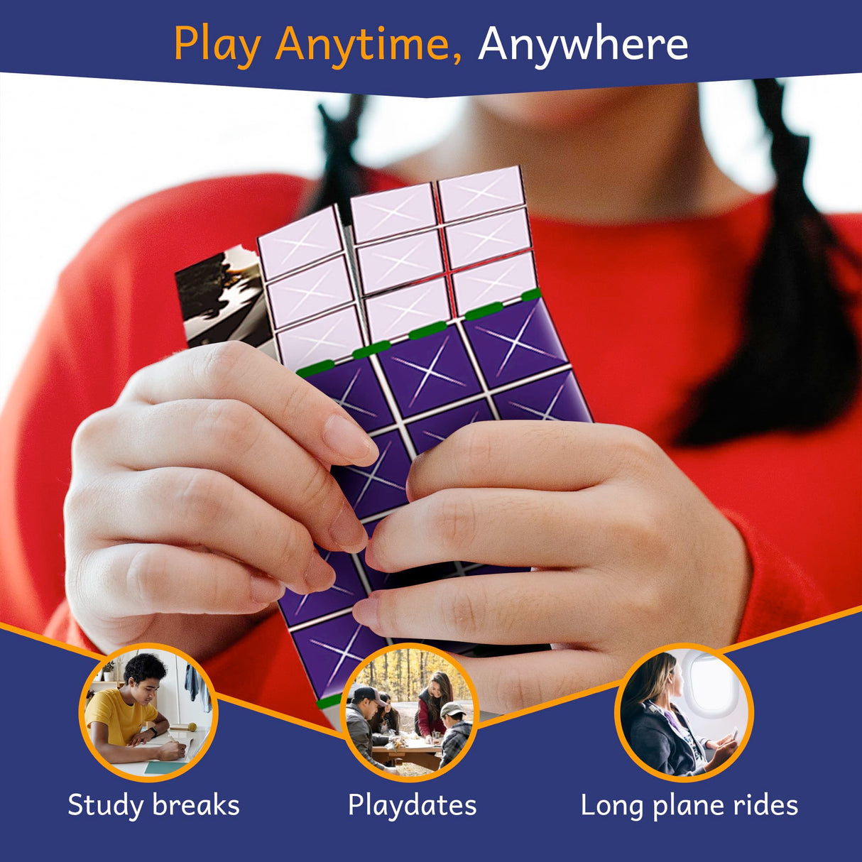 Puzzlefold Origami Kit Puzzle Games - 100 Puzzles, 200 Sheets Brain Puzzles for Adults, Teens, Paper Folding Challenge, Brain Teasers for Adults, Kids Ages 12-14 Teenagers, Teen Girls & Teen Boys Smartstoy