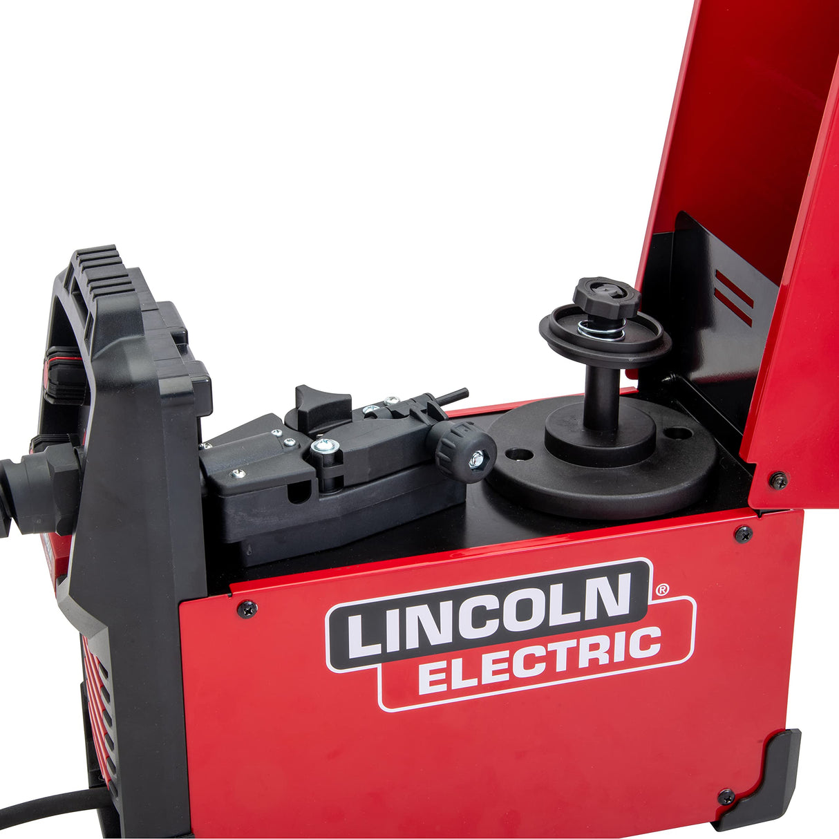 Lincoln Electric 90i FC Flux Core Wire Feed Weld-PAK Welder, 120V Welding Machine, Portable w/Shoulder Strap, Protective Metal Case, Best for Small Jobs, K5255-1 Lincoln Electric