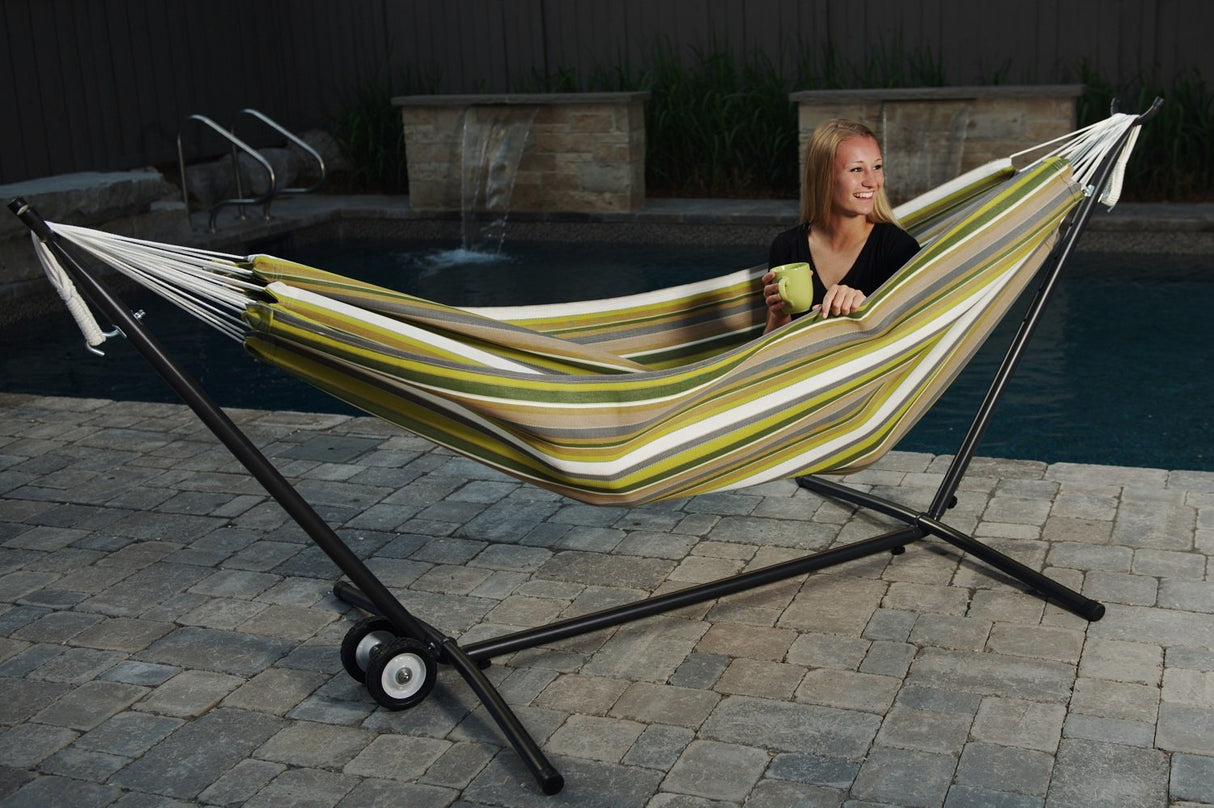 Vivere WHEEL Hammock Stand Wheel Kit , Black Vivere