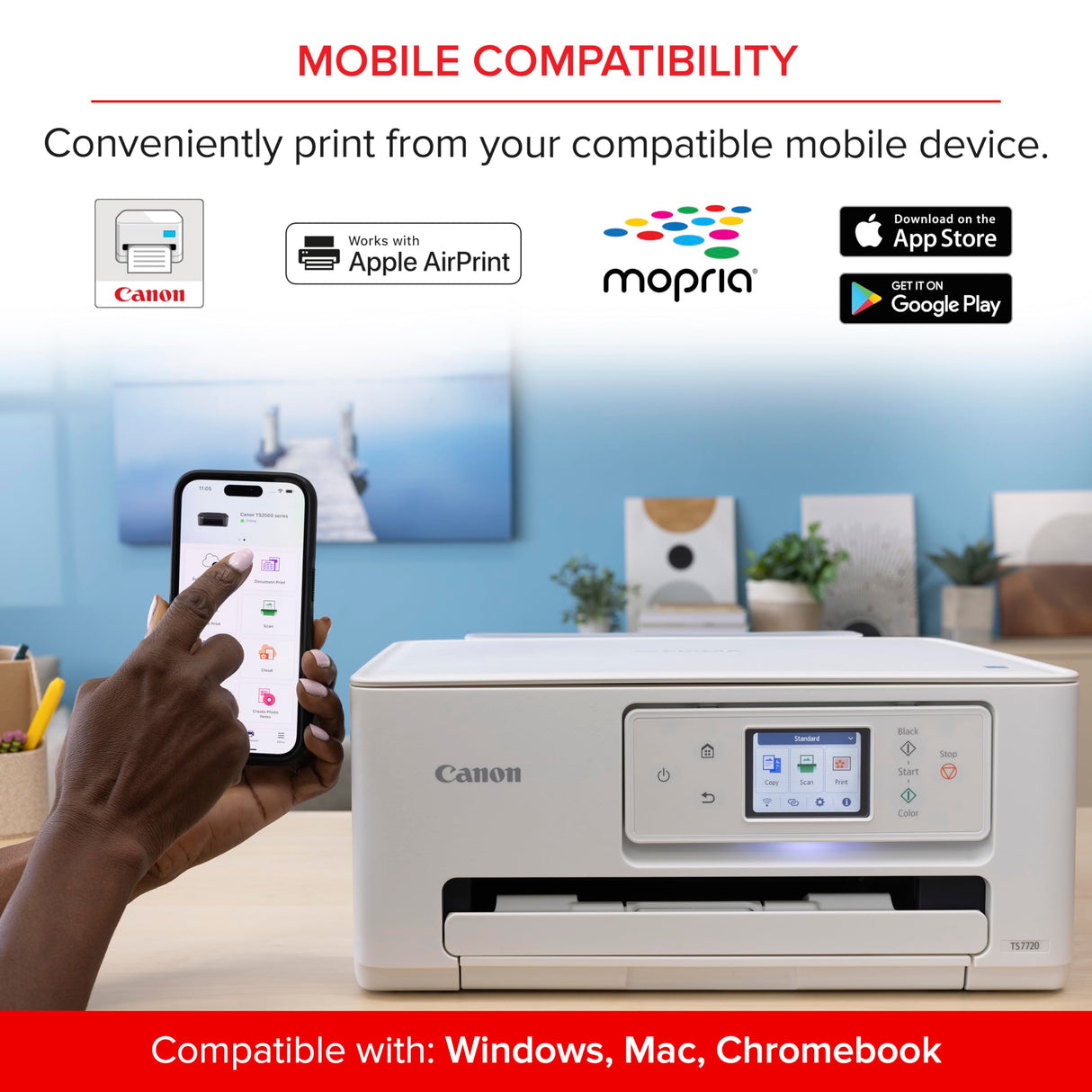 Canon PIXMA TS7720 – Wireless Home All-in-One Printer Canon