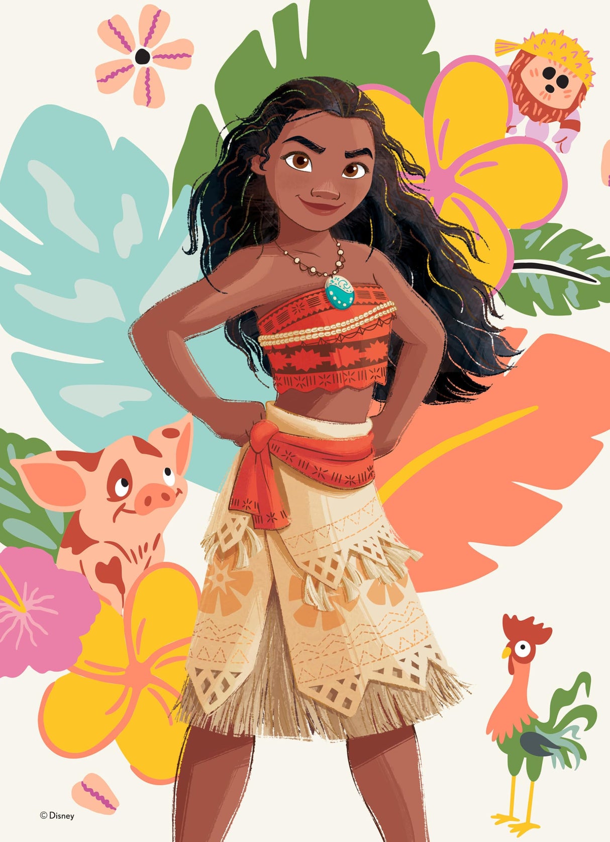 Ceaco - 4 X 1 Kids Multipack - Disney - Princess - Multi-Piece Jigsaw Puzzle for Families -Challenging Puzzle Perfect for Game Nights - Finished Size is 26.75 x 19.75 Ceaco