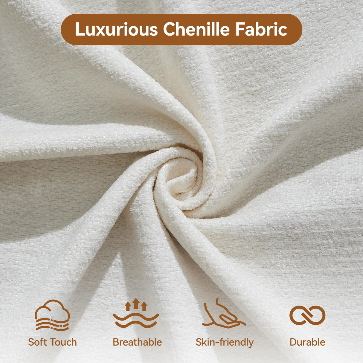 110''Modular Sectional Couches for Living Room, Cloud Boneless Compressed Sectional Sofa, Oversized L Shaped 5 Seater Upholstered Memory Foam Sofa, No Assembly, Chenille Beige WUTUTUEE