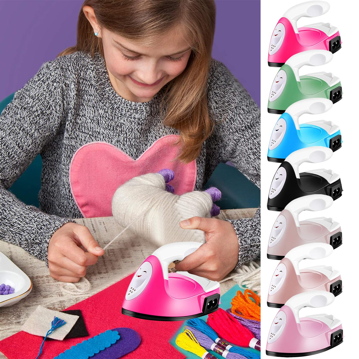 Mini Craft Iron Mini Iron Press,Mini Heat Press Machine for T Shirts Shoes and Hats Small Heat Transfer Vinyl Projects,Portable Travel Irons Mini Heat Press Crafting Craft Clothes Sagsro