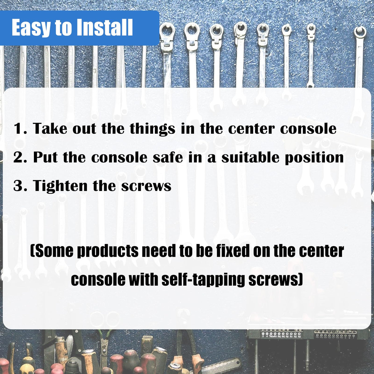 Center Console Gun Safe Vault - TuoJue Console Safe Lock Box Compatible with 2023-2025 Chevy Silverado 1500/GMC Sierra 1500 Console Locking Vault with Electronic Keypad Lock. TUOJUE