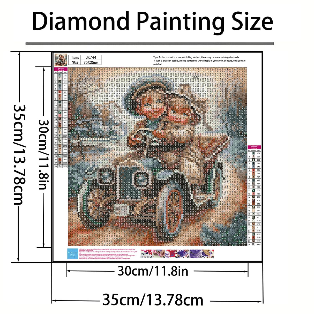 GXGLLPZBY 5D Diamond Painting Kits for Beginners, DIY Retro Car Diamond Art Kits for Adult, Suitability Full Round Diamond Dot Gem Art Kits, Home Wall Decoration 13.78x13.78 Inches GXGLLPZBY