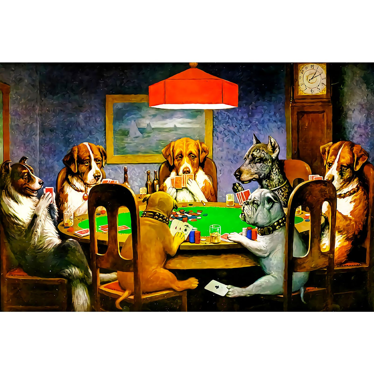 1000 Pieces Jigsaw Puzzles for Adults Wooden Jigsaw Puzzle 1000 Piece Adult Puzzle Children, Dogs Puzzles DIY Home Decor Wall Art Game Toy Gift for Family Dad Mom Wife Friends, 29x20In najiaxiaowu