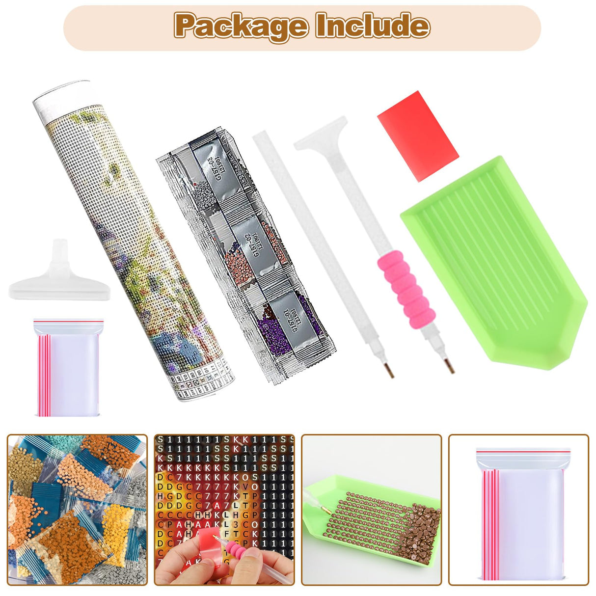 CEOVR Tiger Diamond Art Kits for Adults, Winter Animal Diamond Painting Dots 5D DIY Full Drill Gem Art, Wall Decor for Home Office 12x16in CEOVR