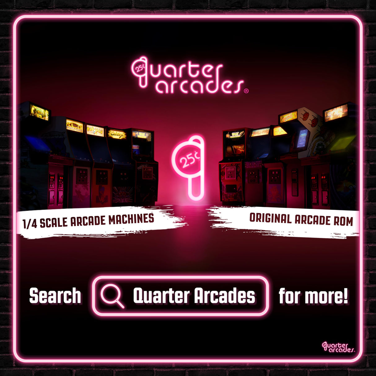 Numskull Quarter Arcades Teenage Mutant Ninja Turtles Collector's Edition Mini Arcade - 1/4 Scale Authentic Wooden Replica, Original ROM, Rechargeable Battery & 3W Speakers for Retro Enthusiasts quarter arcades