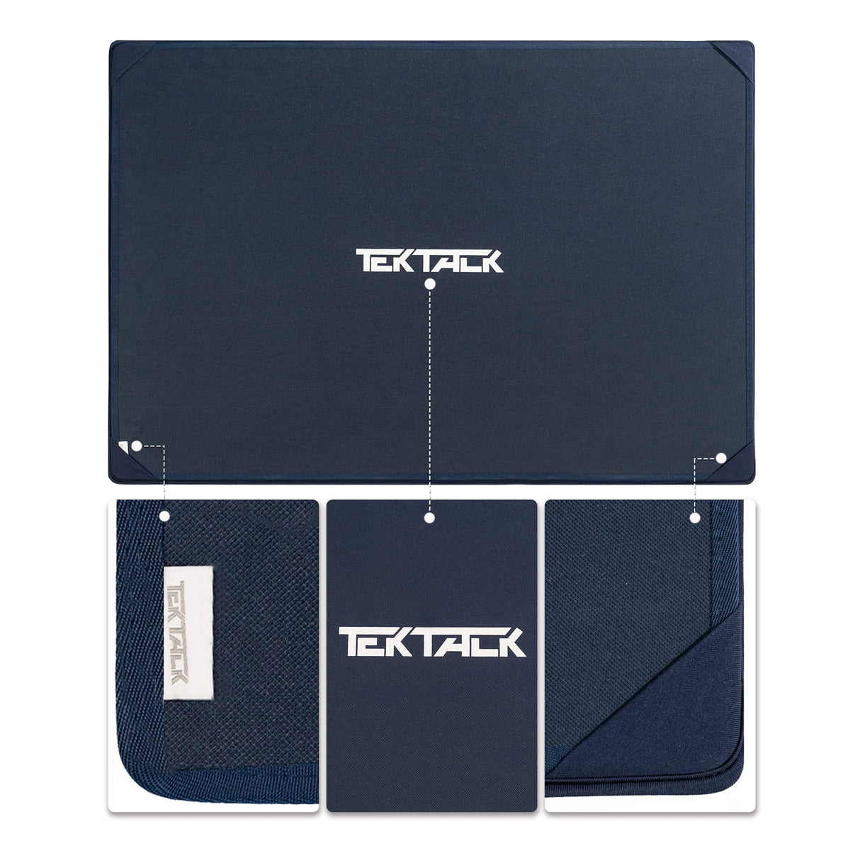 Tektalk Jigsaw Puzzle Board Portable Puzzle Mat with Puzzle Dustproof Cover for Puzzle Storage Puzzle Saver, Non-Slip Surface, Up to 1500 Pieces - Gray Tektalk