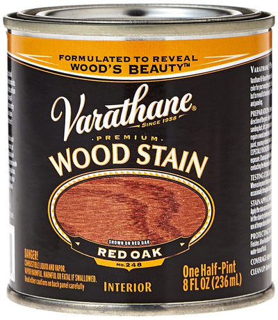 Varathane 211800 Premium Wood Stain, Half Pint, Red Oak