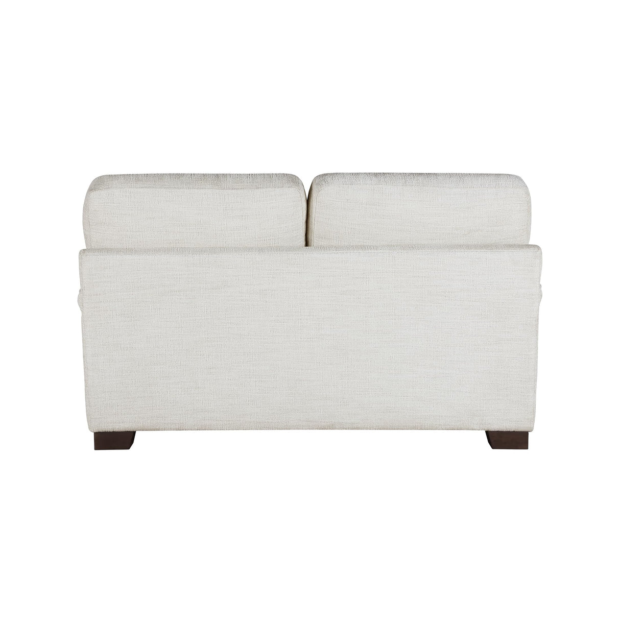 Lexicon Modern Couch, Chenille Loveseat with Deep Seats, 4 Accent Pillows, Track Arms, Removable Cushion Covers, Upholstered Living Room Furniture, 2 Seater Couch, Cream Lexicon