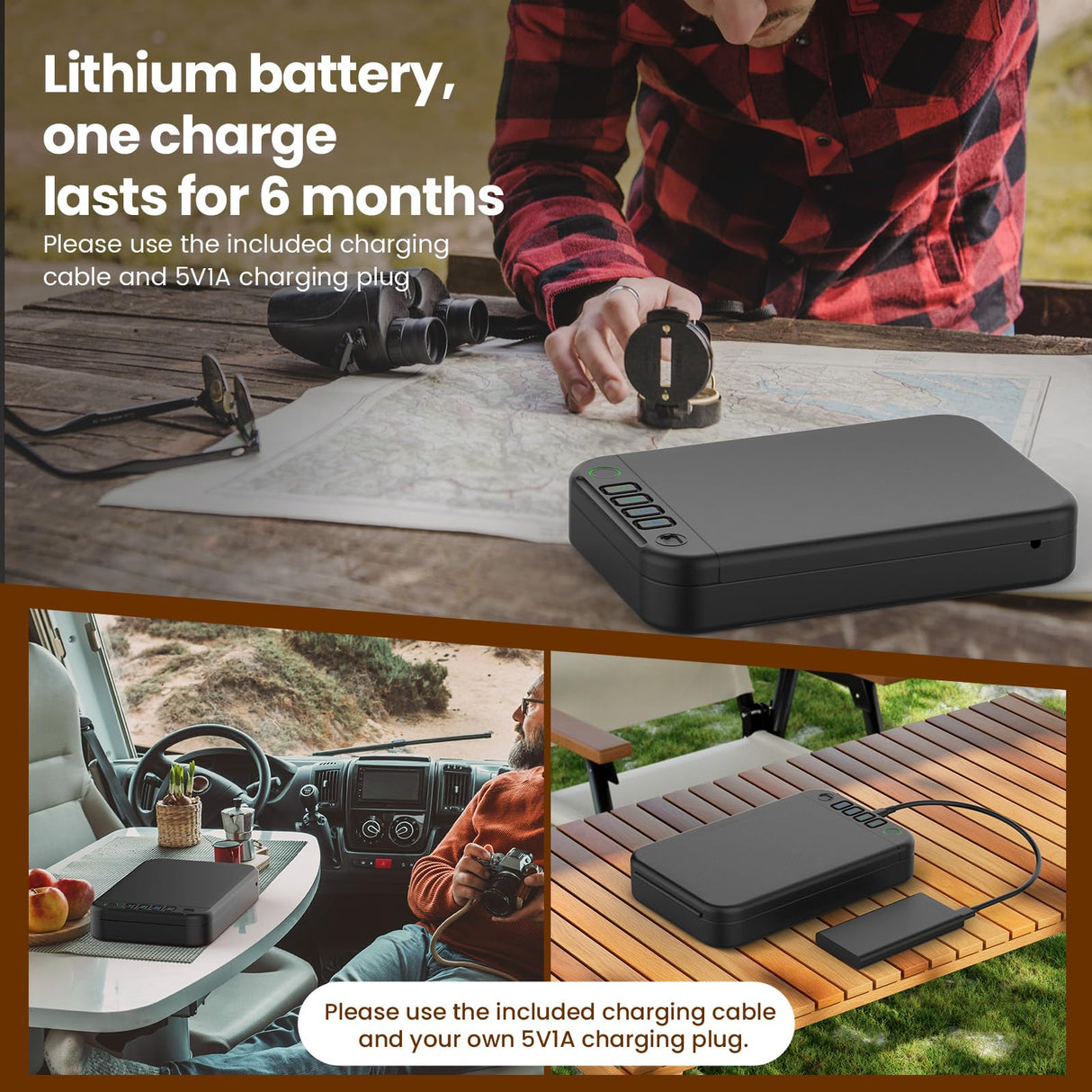 Gun Safe, Upgrade APP Control Portable Small Pistol Safe Travel Case, Biometric Gun Safes for Handgun, Fingerprint Quick Access Gun Box with Keys, Keypad and USB-C Port for Home Bedside Nightstand Car XGUNXBOX