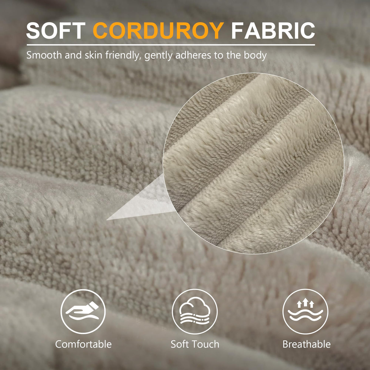 63" Corduroy Loveseat Sofa, 2-Seater Cloud Couch, Boneless Couch in a Box, Comfy Deep Seat Sofa with Memory Foam, Pillows and Wide Armrests, Modern Small Couches for Small Spaces, No Assembly (Camel) IZLKQC