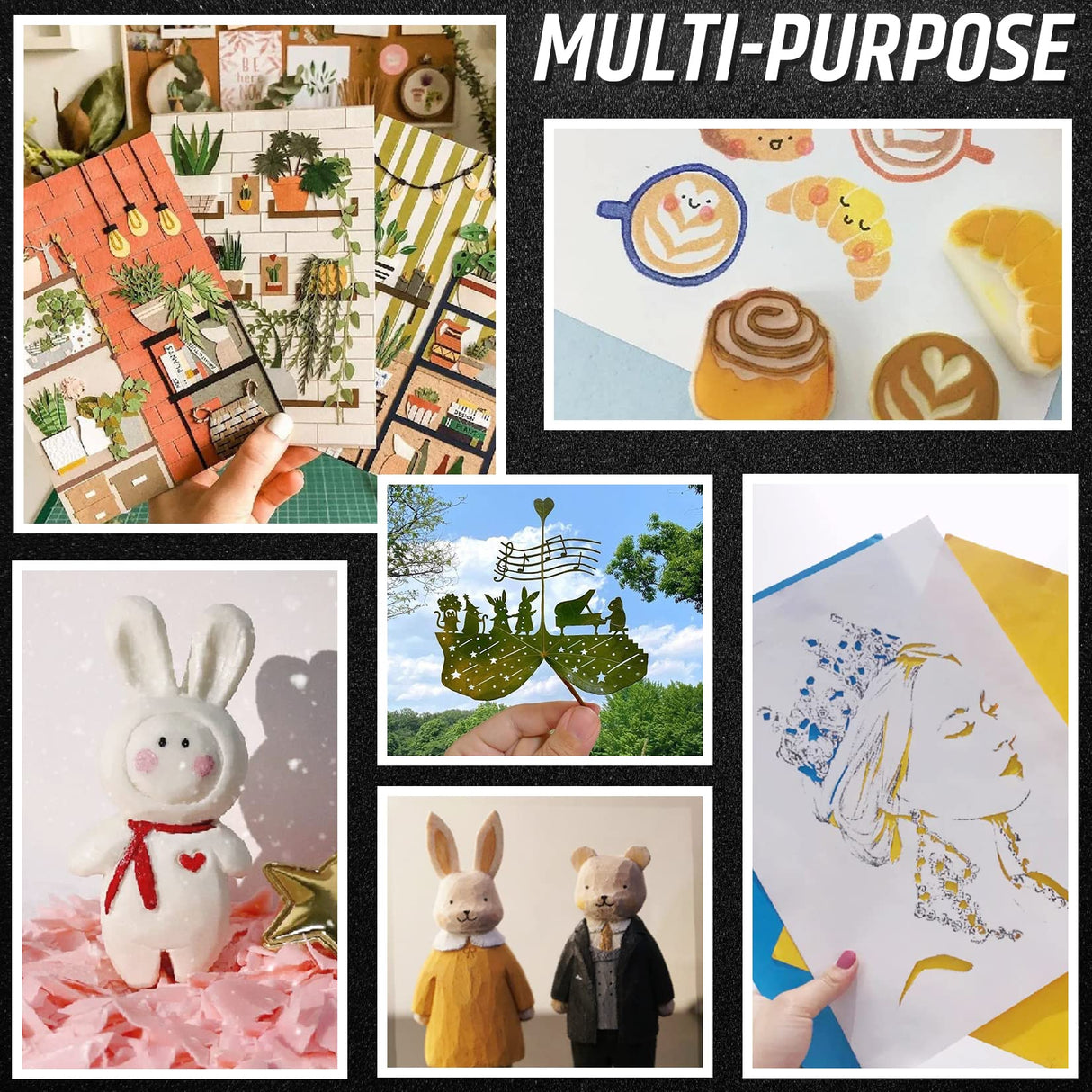 DIYSELF 16-Piece Craft Knife Set, Exacto Knife Set, 3-Piece Hobby Knife with 10-Piece Exacto Knife Blades, Precision Art Knife for Pumpkin Carving, Modeling, Exactly Knife, Pumpkin Carving Tools DIYSELF