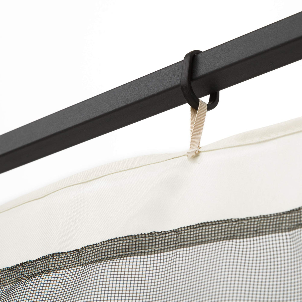 Outsunny 10' x 10' Universal Replacement Mesh Sidewall Netting for Patio Gazebos and Canopy Tents with Zippers, (Sidewall Only) Beige, Black Outsunny