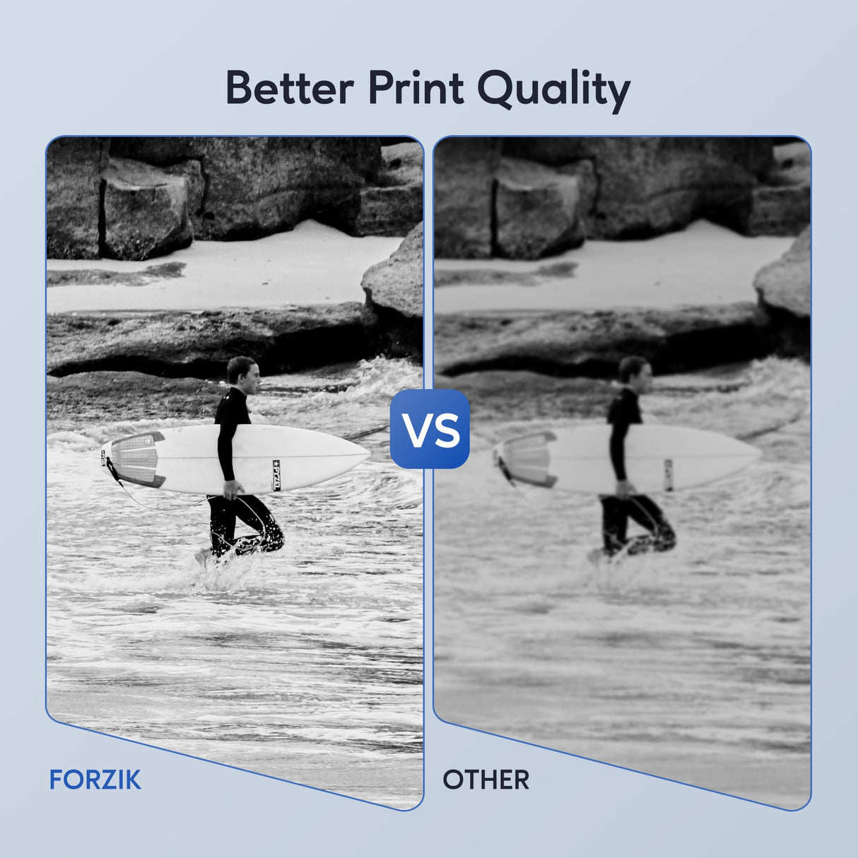 Forzik Compatible Toner Cartridge Replacement for Brother TN760 TN-760 TN730 TN-730 High Yield Compatible with DCP-L2550DW HL-L2350DW MFC-L2710DW Printer (4 Black) Forzik