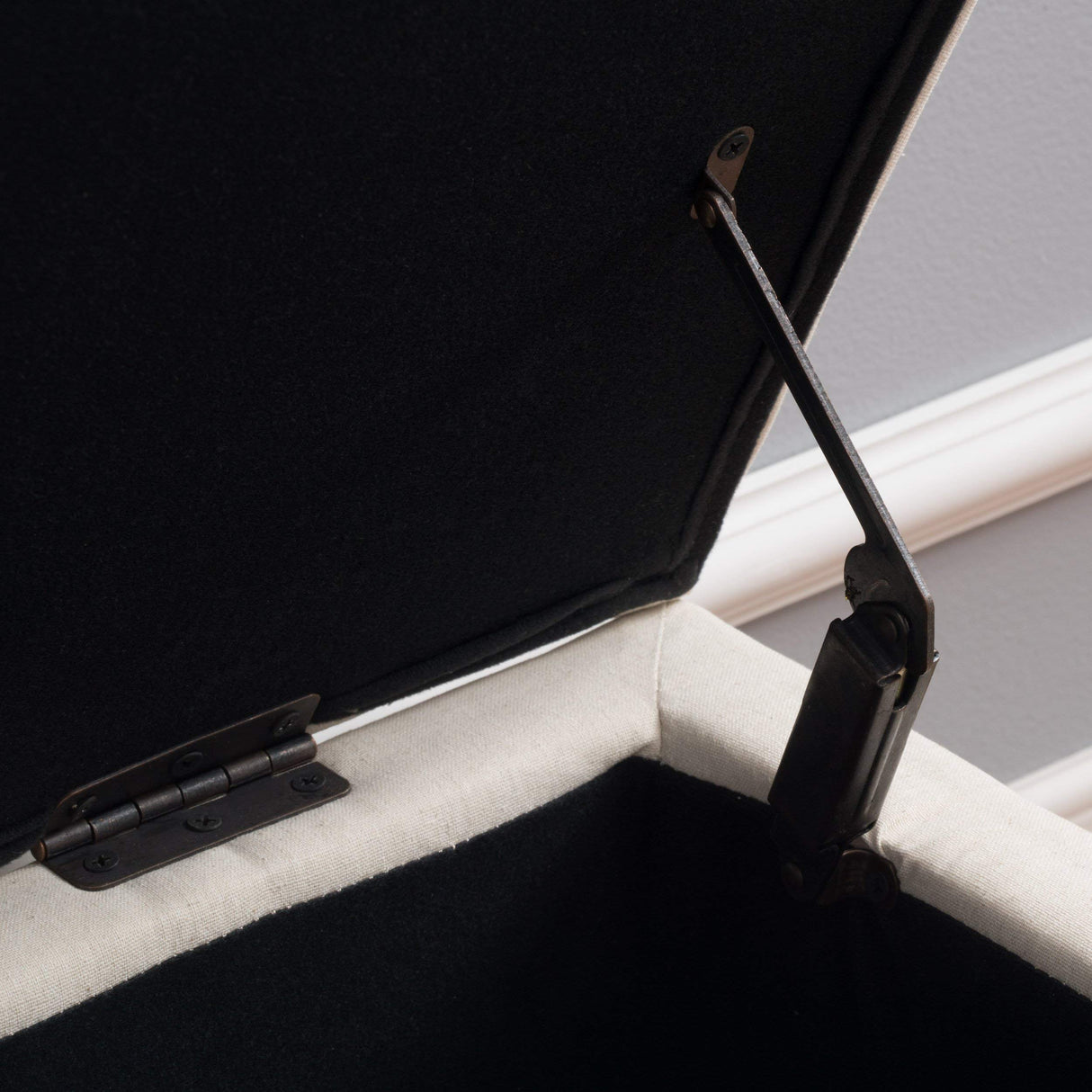 Christopher Knight Home Juliana Fabric Storage Ottoman, Beige Christopher Knight Home