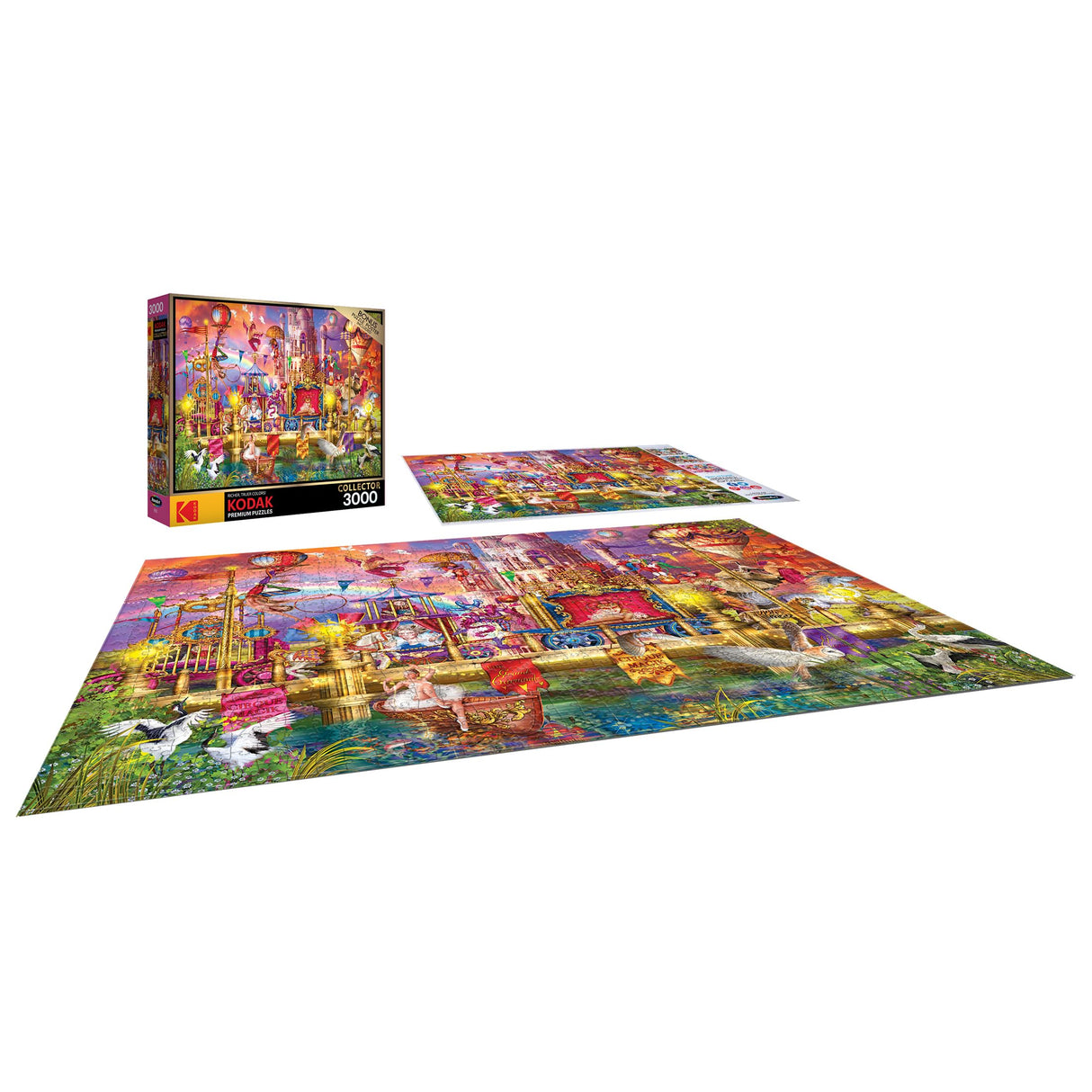 RoseArt - Kodak Premium - Magic Circus Parade - 3000 Piece Jigsaw Puzzle for Adults RoseArt