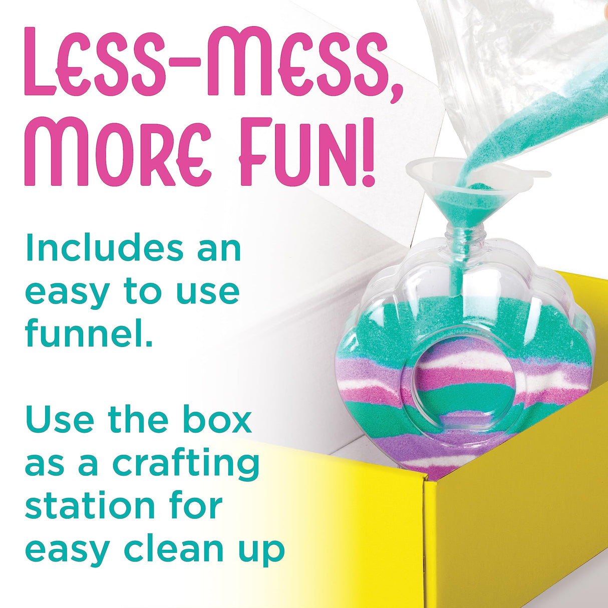 Creativity for Kids Sand Art Kit: Mermaid - Mermaid Gifts for Girls Ages 6-8+, Sand Art Kits, DIY Craft Kits for Kids Creativity for Kids