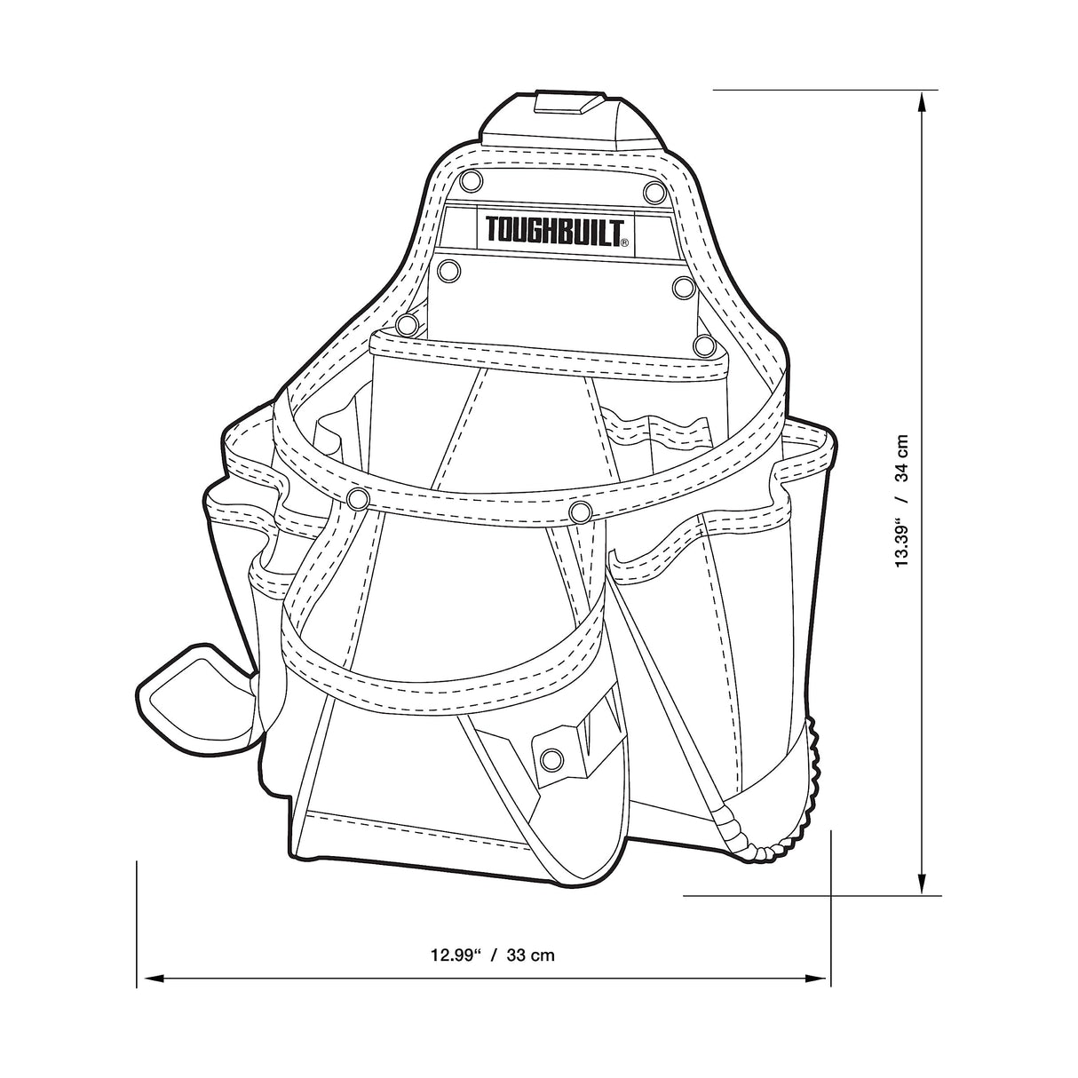 TOUGHBUILT TOU-CT-01 Contractor Pouch ToughBuilt