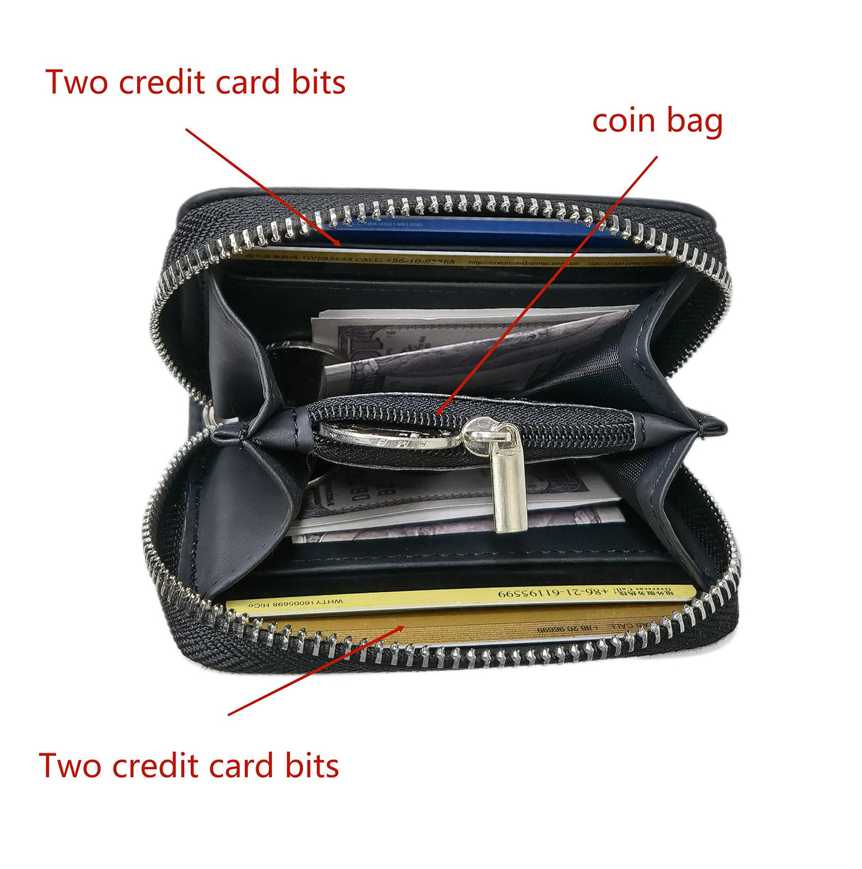 Sublimation Small Coin purse Women's Wallet Leather Coin credit Card holder Diy Craft (Gray) WoodArtSupply