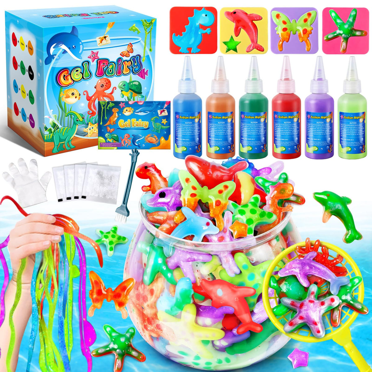 Kit de brinquedos Magic Water Elf QANIY Aqua Fairy com 20 géis mágicos - Brincadeiras de Faz de Kit de brinquedos Magic Water Elf QANIY Aqua Fairy com 20 géis mágicos - Brincadeiras de Faz de