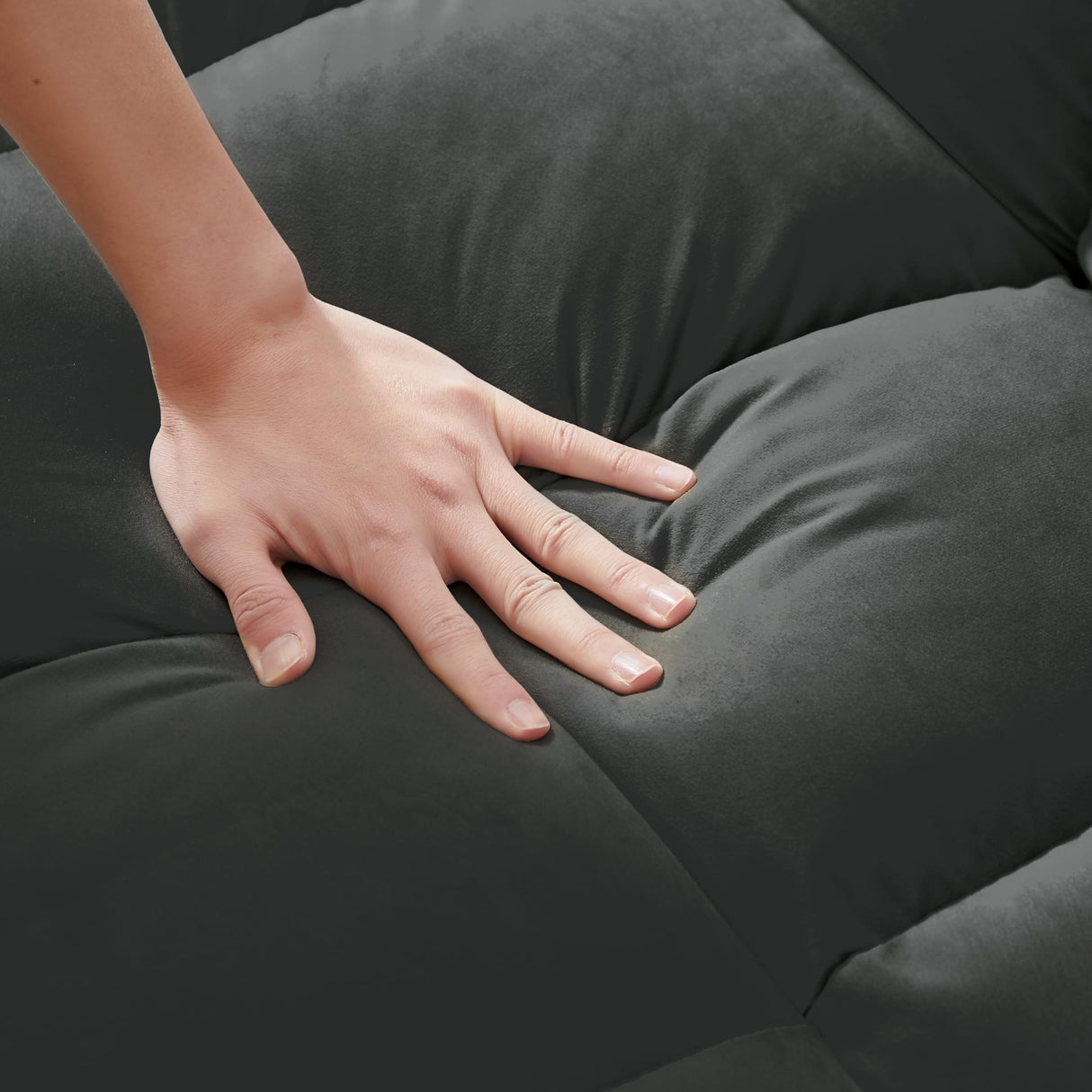 KTATK 1 Versatile Foldable Loveseat Sofa Bed in 3 Lengths,with Adjustable Back and USB Port,Modern Velvet Pull-Out Couch Bed,w/Ashtray & Swivel Phone Stand,for Living Room,Bedroom,Black KTATK