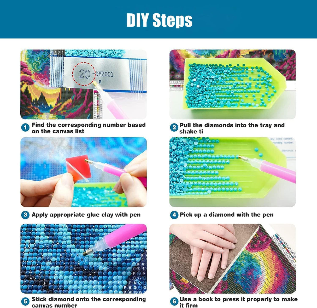 AIBOERL Diamond Painting Kits, 5D DIY Tulips Full Drill Diamond Art Painting Kits for Adults, Diamond Painting Gem Art Craft for Home Wall Decor (11.8 * 15.8 inch) AIBOERL