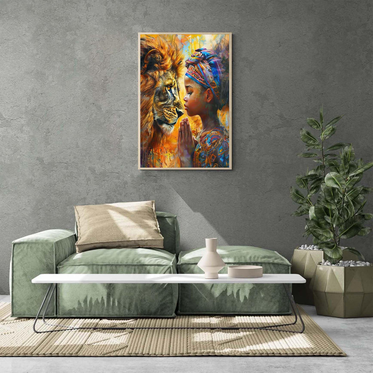 Ginfonr DIY 5D Diamond Art Kits for Adults, African Diamond Painting for Adults, Diamond Art Animals Full Drill, Diamond Art Kits Embroidery Rhinestone Craft for Home Wall Decor 12 * 16 Inch Ginfonr