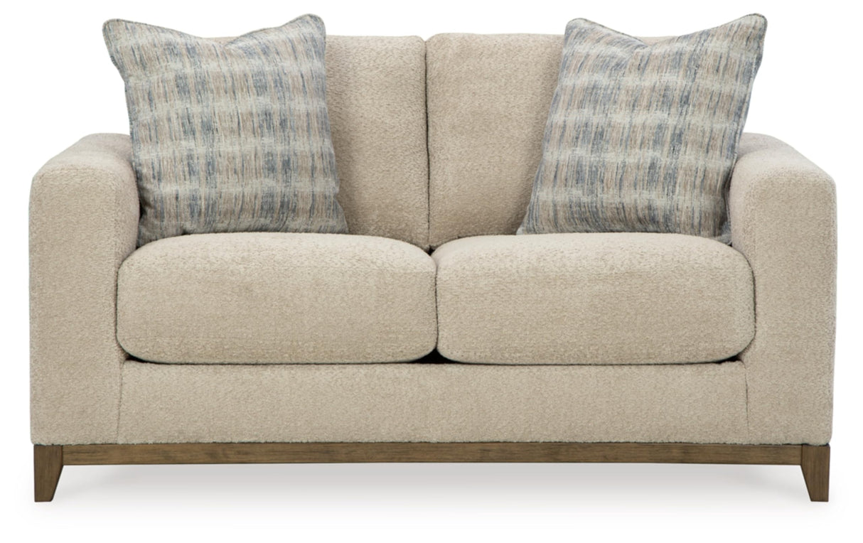 Signature Design by Ashley Parklynn Classic Loveseat for Living Room, Beige Signature Design by Ashley