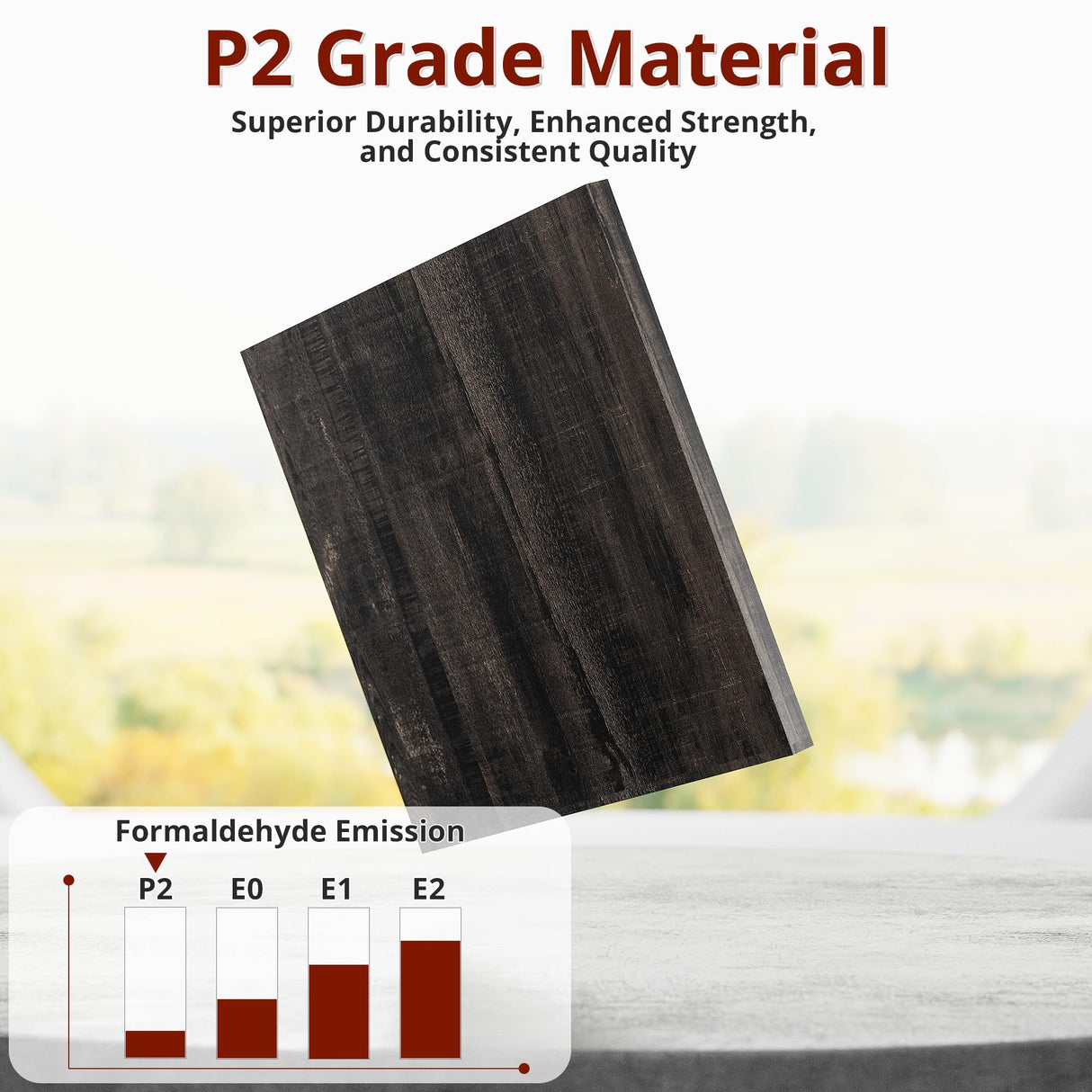 IRONCK Farmhouse 7 Drawers Dresser for Bedroom, 59" Long Dresser with Charging Station, Natural Texture, Vintage Design, for Bedroom, Charcoal IRONCK