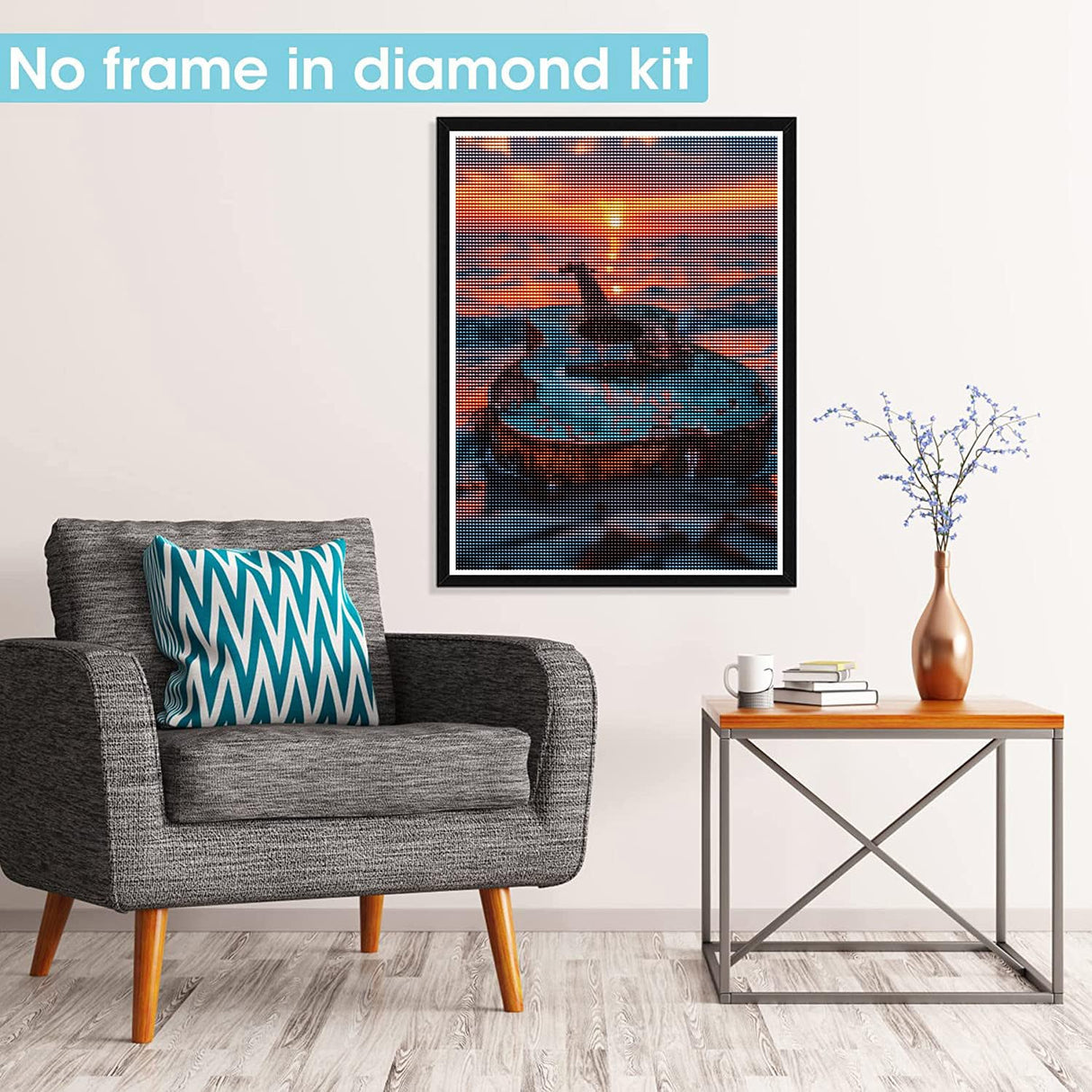 Pavemlo 5D Diamond Art Kits for Adults Guitar, Full Drill Diamond Art Pictures Paint with Diamonds, DIY Cross Stitch Jewel Art Rhinestone Craft for Home Wall Decor (12X16 Inch)@z283 Pavemlo
