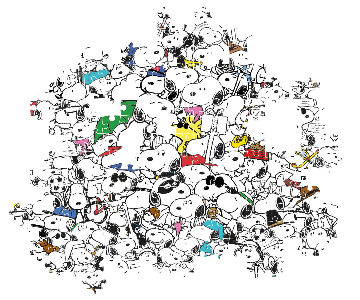 Clementoni - 39804 - Impossible Puzzle Peanuts - Jigsaw Puzzle 1000 Pieces, Jigsaw Puzzle for Adults, Comic Puzzle, Difficult - Made in Italy Clementoni