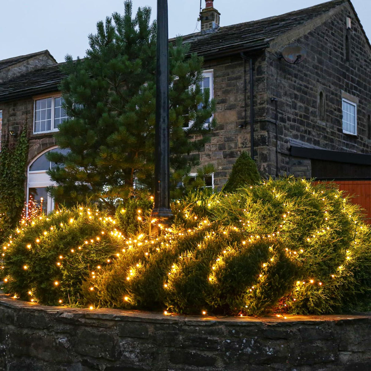 weillsnow 164Ft 500 LED Christmas Lights, Waterproof 8 Twinkle with Memory Functions Christmas Tree Lights for Indoor Outdoor Christmas Tree Garden Decoration (Warm White) weillsnow