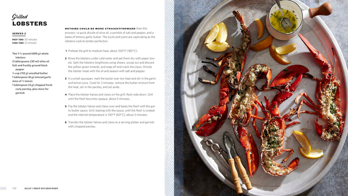 Smokin' and Grillin' with Aaron Brown: More Than 100 Spectacular Recipes for Cooking Outdoors WoodArtSupply