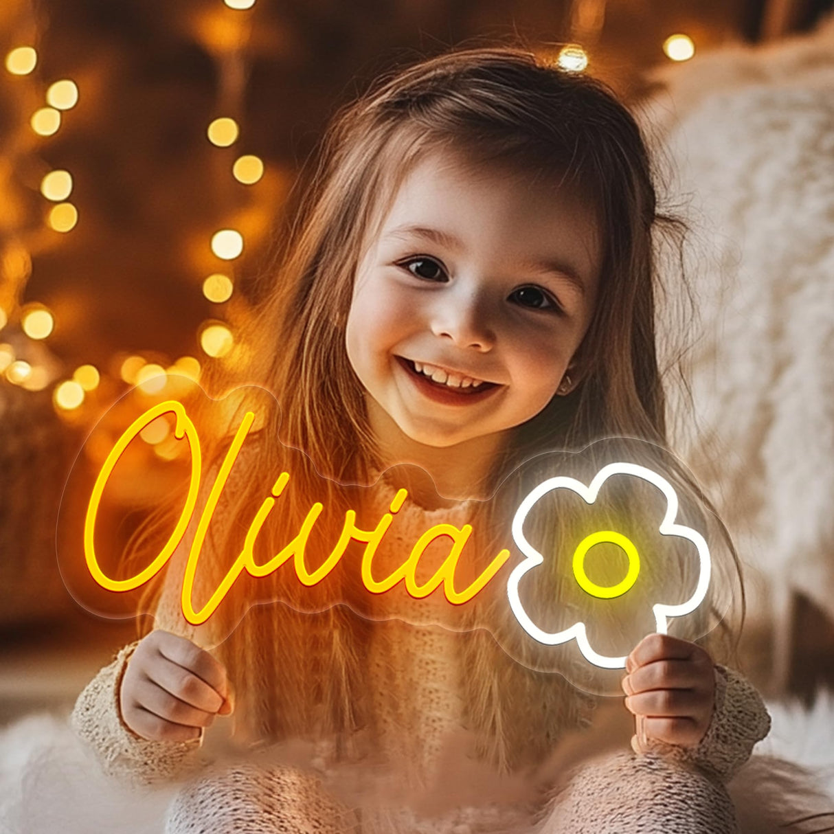 Custom Neon Signs, Personalized Large Led Neon Lights Sign,Neon Sign Customizable for Wall Decor Wedding Birthday Party Bedroom Bar Shop Name Logo Lights (Optional 18" to 60") OPBYWE