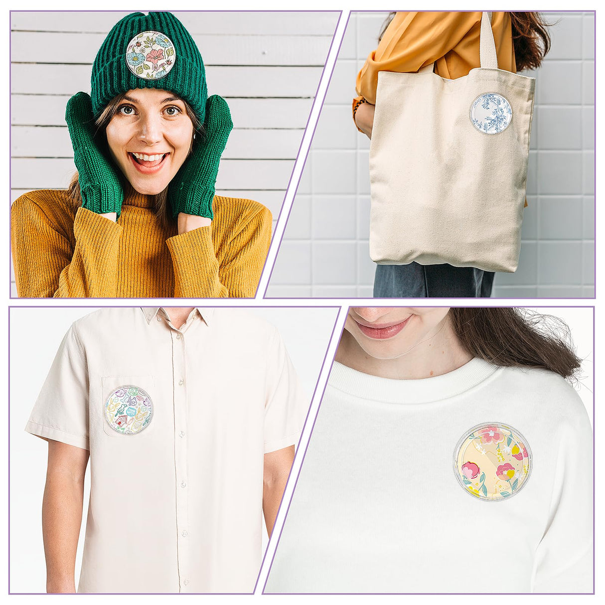 10 Pcs Blank Button Pins 2.9 inch DIY Button Pins Make Your Own Buttons Custom Button Pins with Pins Clear Picture Buttons Badges Kit for Crafts Children's Paper Craft Activities Bremorou