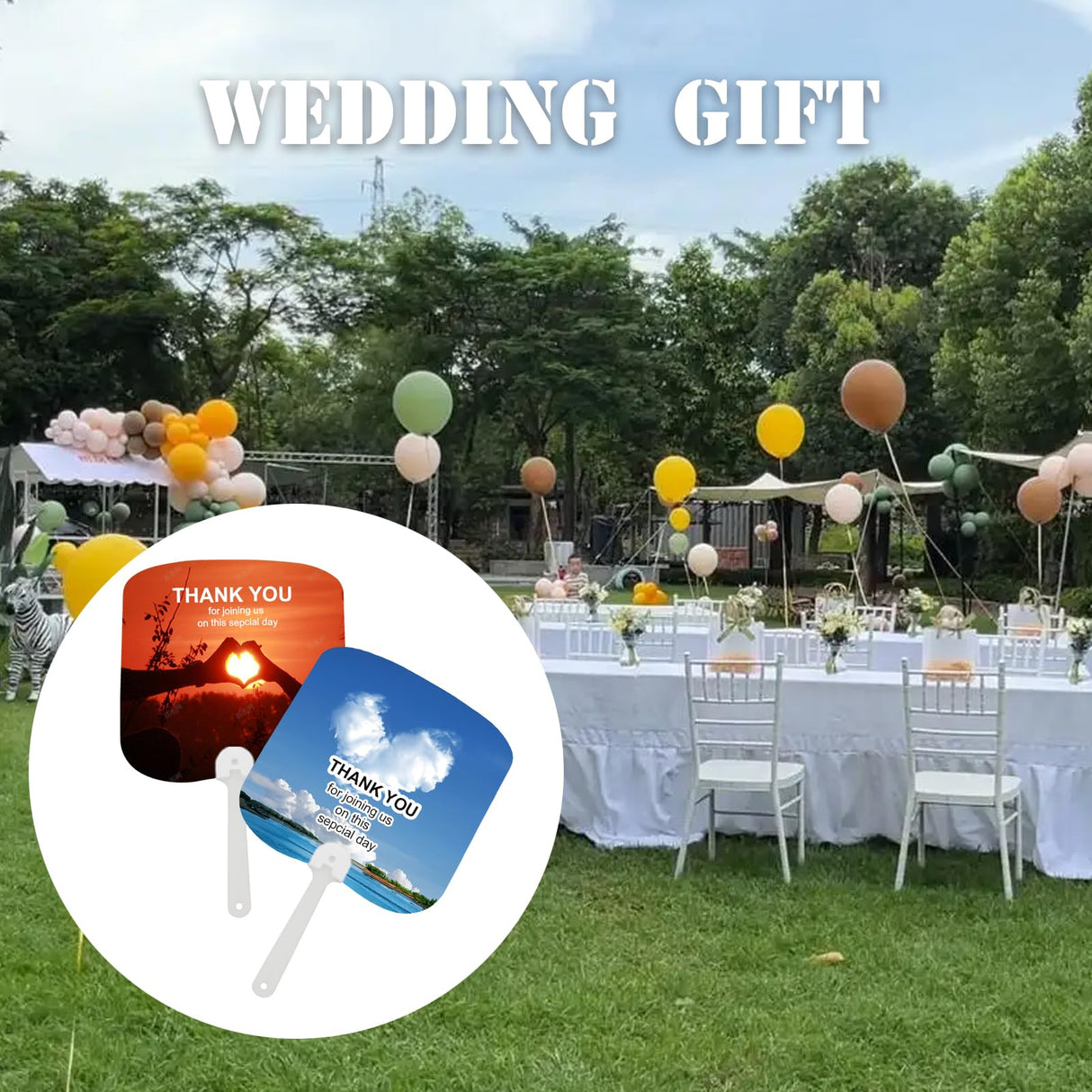 DIICCYO Church Fans Handheld Set of 30 Pcs, Blank Double-Sided Sublimation Wedding Paddle Fan with Handle, Blank Plastic Fans for Church Wedding Parties Classroom DIY DIICCYO