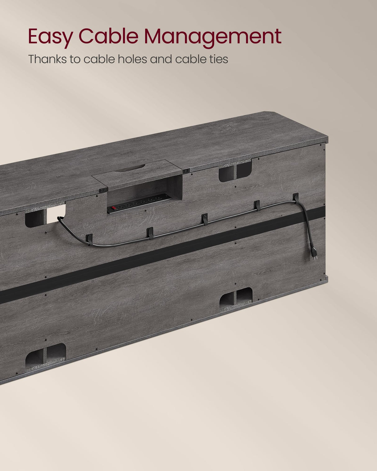 VASAGLE TV Stand for TVs up to 75 Inches, Farmhouse Entertainment Center with Sliding Barn Doors, TV Console Table for Living Room, Misty Gray ULTV325G68 VASAGLE