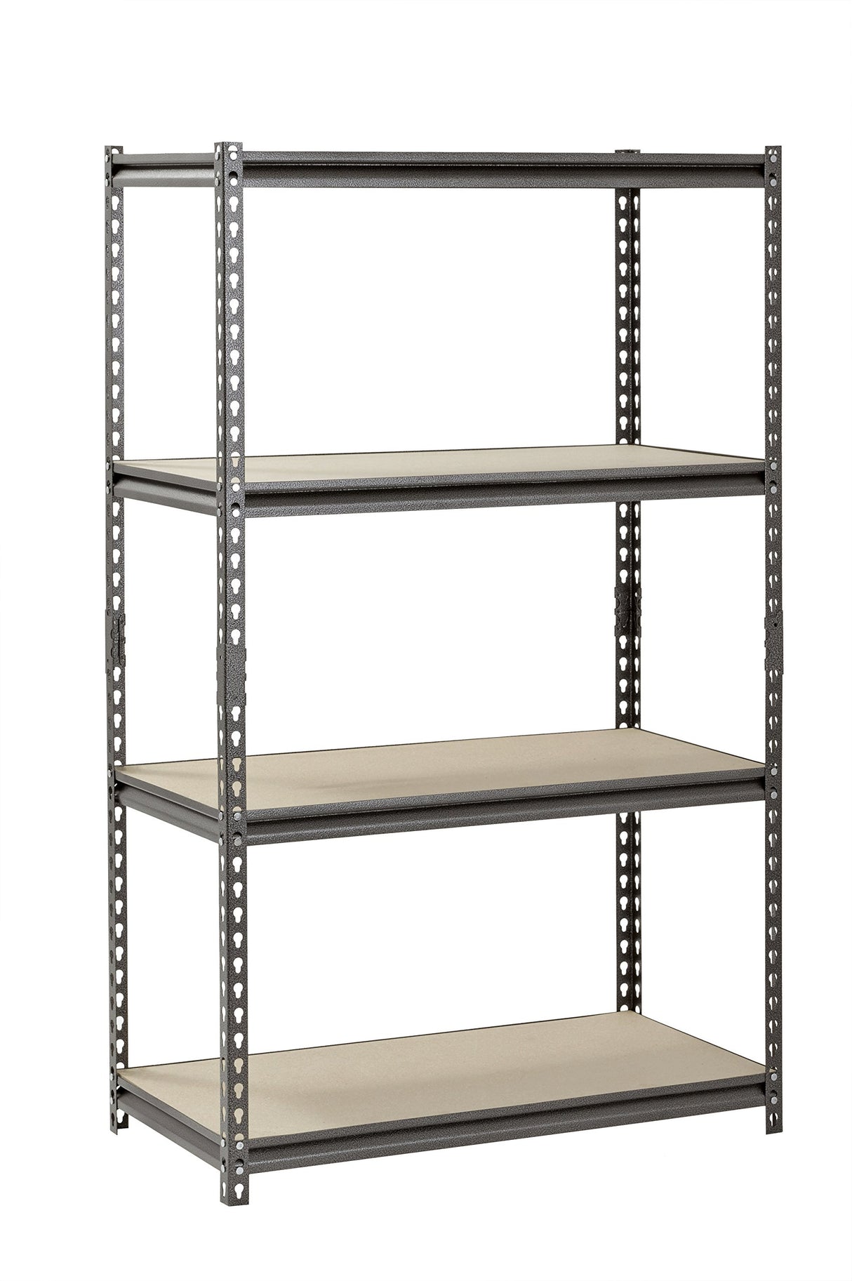Muscle Rack UR361860PB4P-SV Silver Vein Steel Storage Rack, 4 Adjustable Shelves, 3200 lb. Capacity, 60" Height x 36" Width x 18" Depth Muscle Rack