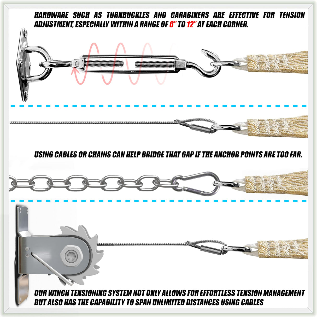ColourTree 14' x 14' x 14' Sand Beige Sun Shade Sail Triangle Canopy Fabric Cloth Screen CAPT14, Water Permeable & UV Block UPF50, Heavy Duty, Carport Patio Outdoor - (We Customize Size) ColourTree
